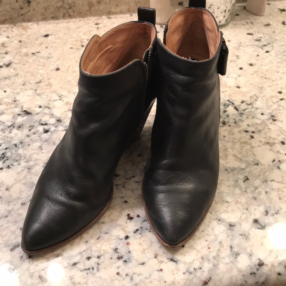 Frye black booties